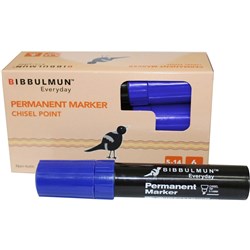 Bibbulmun 810 Permanent Marker Chisel 5-14mm Blue ** CLERARANCE STOCK **
