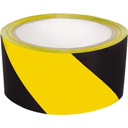 Cumberland Warning Tape 48mm x 45m Black & Yellow