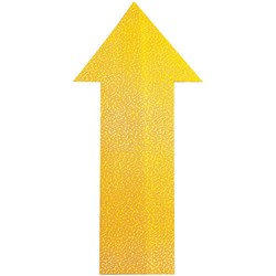 Durable Floor Markings Arrow Yellow Pack of 10