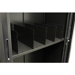 Rapidline Go Steel Tambour Accessory Shelf Divider Pack Of 5 Black