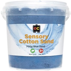 EC Sensory Cotton Sand 700g Tub Blue