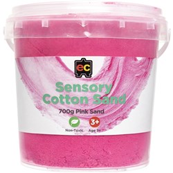 EC Sensory Cotton Sand 700g Tub Pink