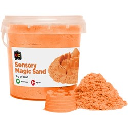 EC Sensory Magic Sand 1kg Tub Orange