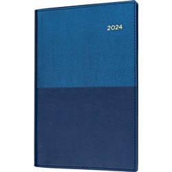 Collins Vanessa Diary A5 Month To View With Notes Blue