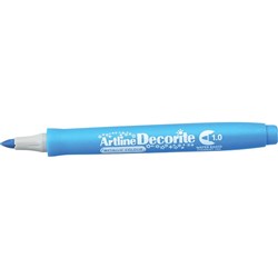 Artline Decorite Metallic Markers Bullet 1.0mm Blue Box Of 12