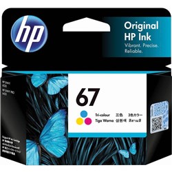HP 67 Tri Colour Ink Cartridge 3YM55AA