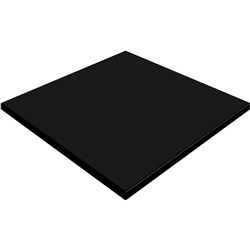 SM France Square Table Top Indoor Outdoor Use 700W x 700mmD Black