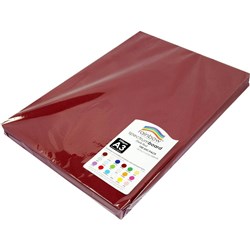 Rainbow Spectrum Board A3 220 gsm Dark Red 100 Sheets