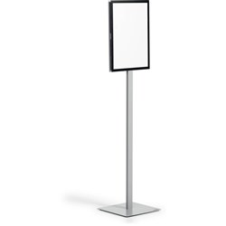 Durable Floorstand Info Stand Basic A3 Silver