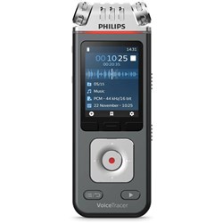 Philips DVT6110 VoiceTracer Audio Recorder For Music Lectures & Interviews Black