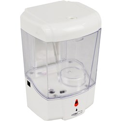 Italplast Touchless Liquid Soap Dispenser White 600ml White