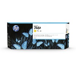 HP 746B DesignJet Ink Cartridge High Yield 300ml 3WX38A Yellow