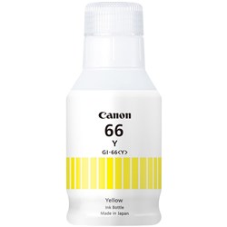 Canon GI-66Y Ink Refill Bottle High Yield Yellow