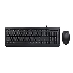 Shintaro Wired Keyboard And Mouse Combo Black