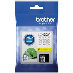 Brother LC-432Y Ink Cartridge Yellow