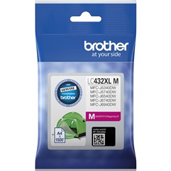 Brother LC-432XLM Ink Cartridge High Yield Magenta