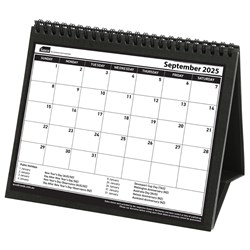 Sasco Desk Calendar 210 x 180mm Month To View 2025