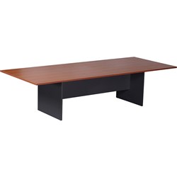Rapidline Rapid Worker Meeting And Boardroom Table 3200W 1200mmD Cherry/Ironstone
