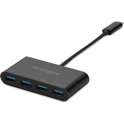 Kensington CH1200 USB-C 4 Port Hub Black