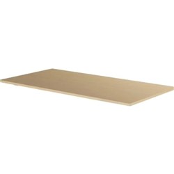 Sylex Arise Straight Desk Top Only 1200W x 600D x 25mmH Snow Maple