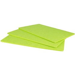 Sylex Clean Screen Desktop Dividers 1700W x 9D x 350mmH Lime