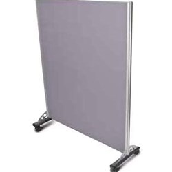 Sylex Mobile Flat Privacy Screen 900W x 30D x 1500mmH Grey