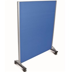 Sylex Mobile Flat Privacy Screen 1200W x 30D x 1500mmH Blue