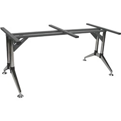 Sylex Fremont Boardroom Base Only Suits Tops 800-1400 x 1600-2400mm Chrome