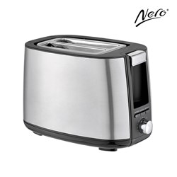 Nero 2 Slice Toaster Stainless Steel