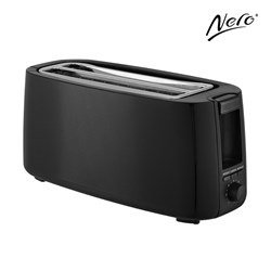 Nero 4 Slice Long Toaster Black