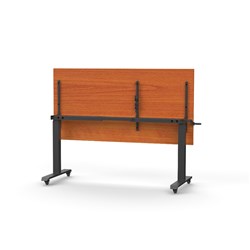 Rapidline Boost Height Adjust Flip Top Table 1800W x 750D x 725-1070mmH Cherry/Black