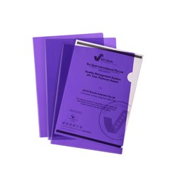 Marbig Ultra Letter File A4 Polypropylene Purple Pack Of 10