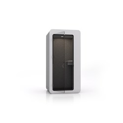 OLG QZone PhoneBooth Acoustic Single Pod 1 Person White And Grey