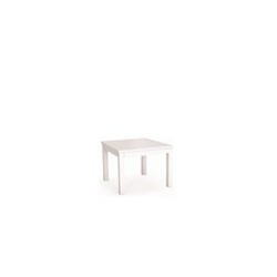 OLG Axis Coffee Table 600W x 600D x 450mmH White Frame White Top