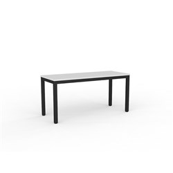 OLG Axis Meeting Table 1500W x 600D x 715mmH Black Frame White Top