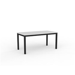 OLG Axis Meeting Table 1500W x 750D x 715mmH Black Frame White Top