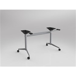 OLG Uni Flip Table Frame Only To Suit Tops 900-1300W x 600-900mmD Silver