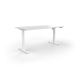 OLG QuickStand Height Adjustable Desk 1200W x 750D x 720-1200mmH White/White