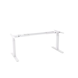 OLG Agile Winder Adjust Single Sided Desk Frame Only Suits Tops 1200-1800W White