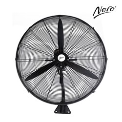 Nero Industrial Wall Fan 75cm Black