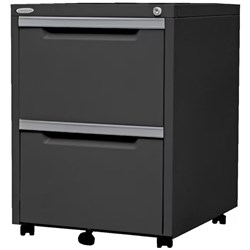 Steelco Classic Mobile Pedestal 2 File 470W x 515D x 630mmH Graphite