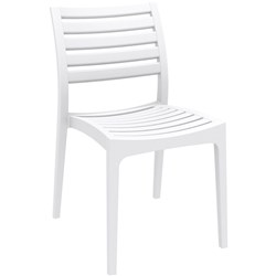 Siesta Ares 140 7 Piece Outdoor Dining Set With Ares Chairs White