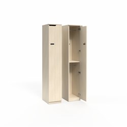 OLG Knox Locker 1 Door 305W x 455D x 1805mmH Nordic Maple