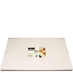 Capri Silicone Baking Paper Sheets 405 x 710mm White Carton Of 500 Sheets