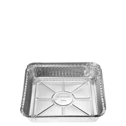 Capri Foil Containers Square Large Catering 1500ml Silver Carton Of 200