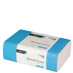 Capri Slimfold Interleaved Hand Towel 1 Ply 230mm x 230mmWhite Carton Of 20