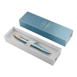 Parker IM Writing Rituals Ballpoint Pen Green Finish Gold Trim Blue Refill