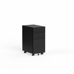 OLG Tempo Mobile Pedestal 2 Drawer 1 File Narrow 300W x 450D x 600mmH Black
