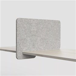 Visionchart SANA Serenity Altitude Slide On Desk Screen 680W x 24D x 420mmH Frost