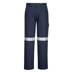 Portwest Cargo Pants With Tape Size 30 Regular Navy